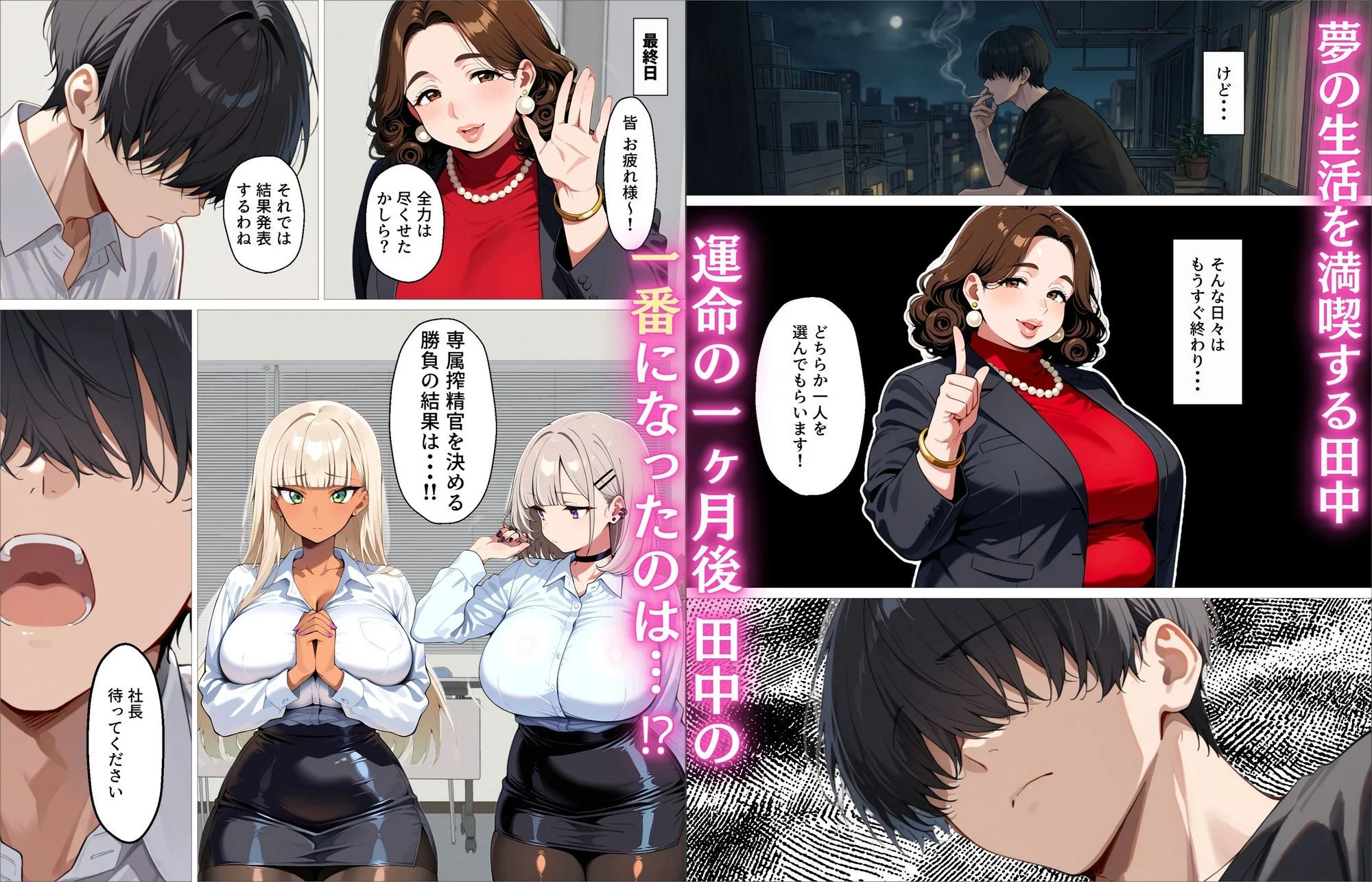 新卒の黒ギャルとダウナーギャルが「2人で」搾精してくれる話 画像10